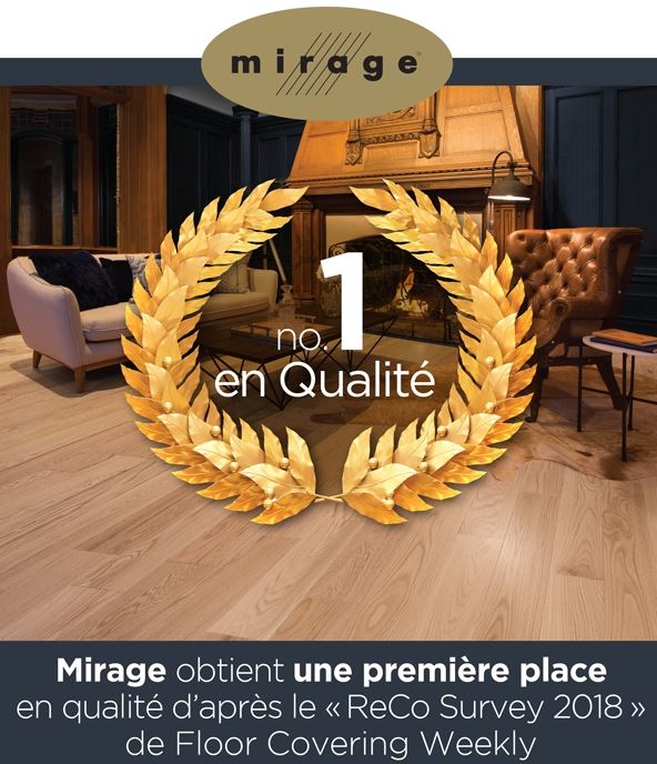Mirage obtient la Première place!