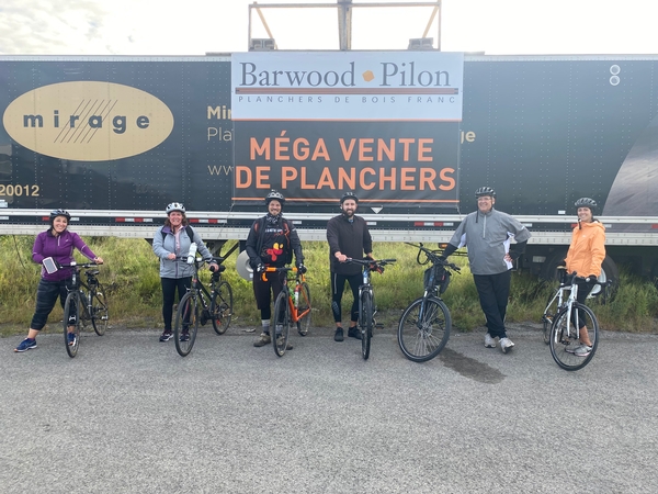 Barwood Pilon Team cycle for a foundation