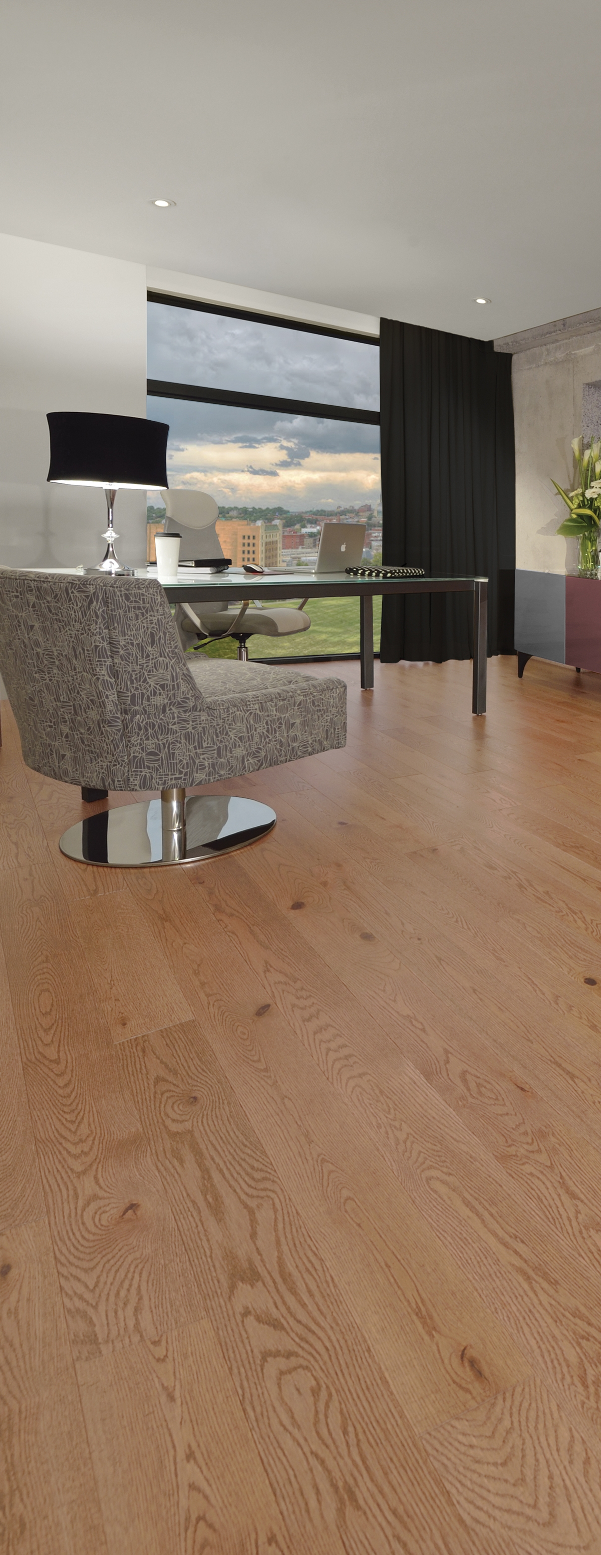 Brushed red oak Laguna