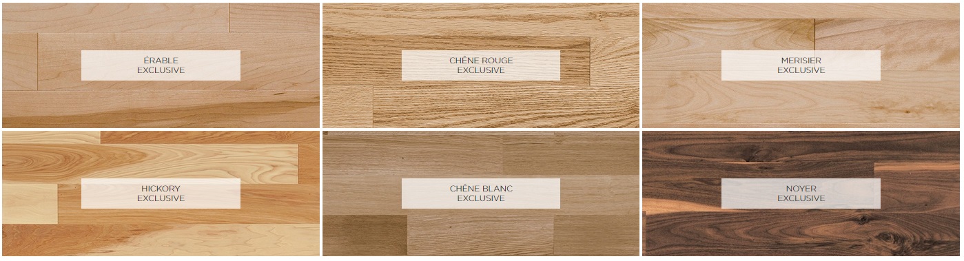 Plancher de bois en grade Exclusive